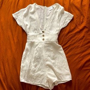 Princess Polly white romper